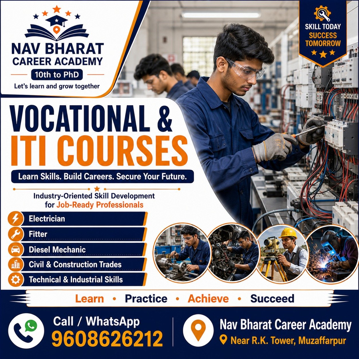 Hands-on electrical trade workshop